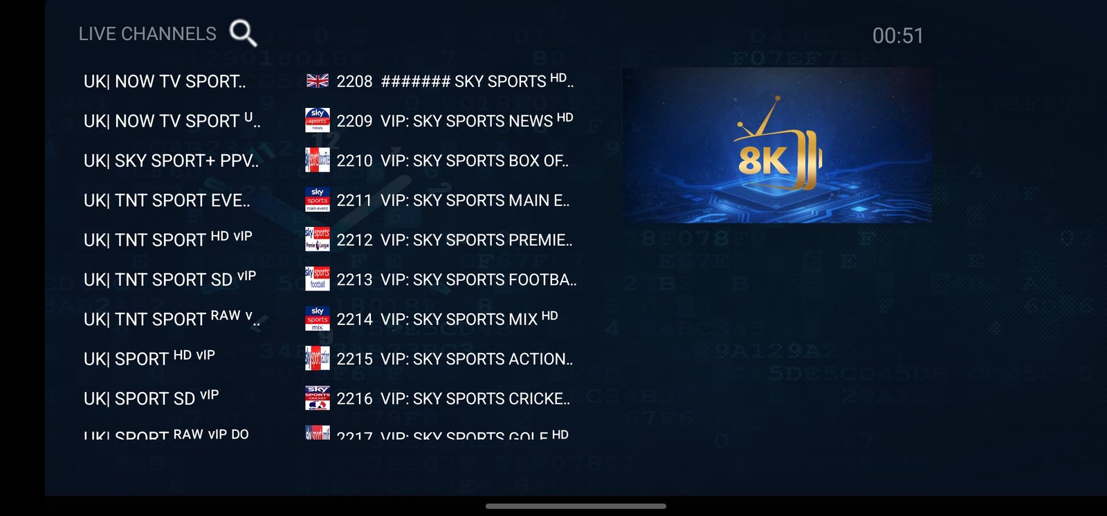 IBO Player IPTV Installation und Menü